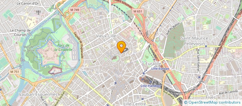 localisation de l'entreprise LE PALAIS DU CHEVEU à LILLE