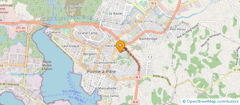 localisation de l'entreprise LE PALAIS DU GOUT à LES ABYMES