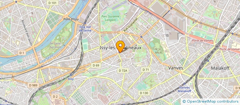 localisation de l'entreprise LE PALAIS DU LIBAN à ISSY-LES-MOULINEAUX