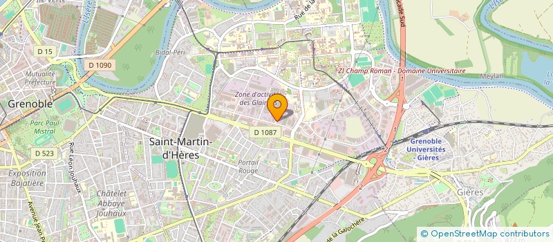 localisation de l'entreprise LE PALAIS DU LOGICIEL  SAINT-MARTIN-D'HERES