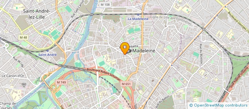localisation de l'entreprise LE PALAIS DU PACHA à LA MADELEINE