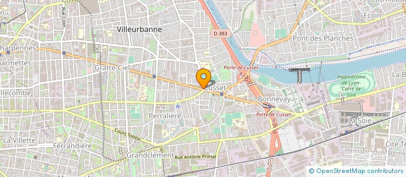 localisation de l'entreprise LE PALAIS DU PAIN à VILLEURBANNE