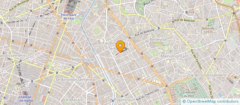 localisation de l'entreprise LE PALAIS DU PETIT FOUR  PARIS