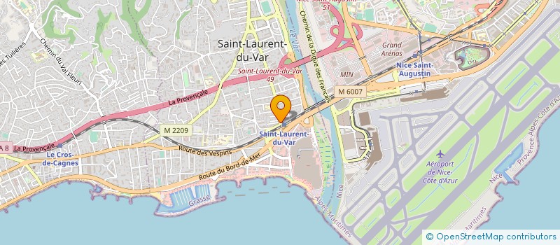 localisation de l'entreprise LE PALAIS DU SUCRE à SAINT-LAURENT-DU-VAR