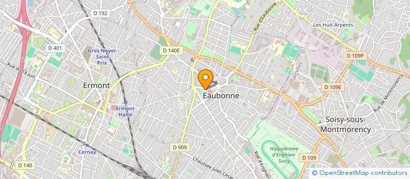 localisation de l'entreprise LE PALAIS DU VAL D'OISE à EAUBONNE