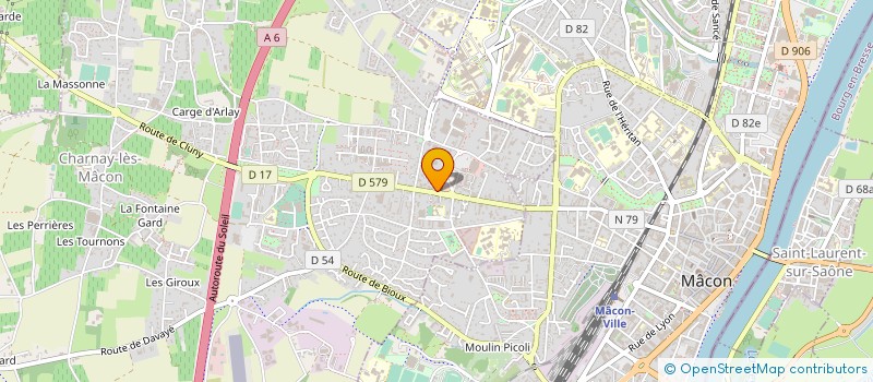 localisation de l'entreprise LE PALAIS FLEURI à CHARNAY-LES-MACON