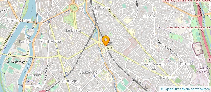 localisation de l'entreprise LE PALAIS GOURMAND  TOULOUSE