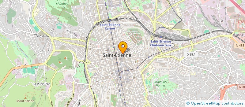 localisation de l'entreprise LE PALAIS GOURMAND  SAINT-ETIENNE