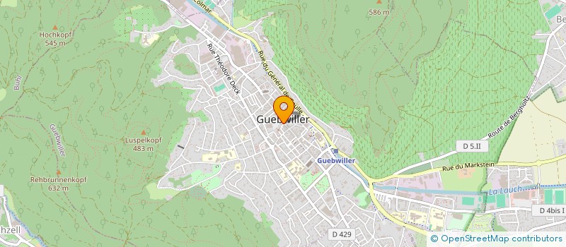 localisation de l'entreprise LE PALAIS IMPERIAL  GUEBWILLER