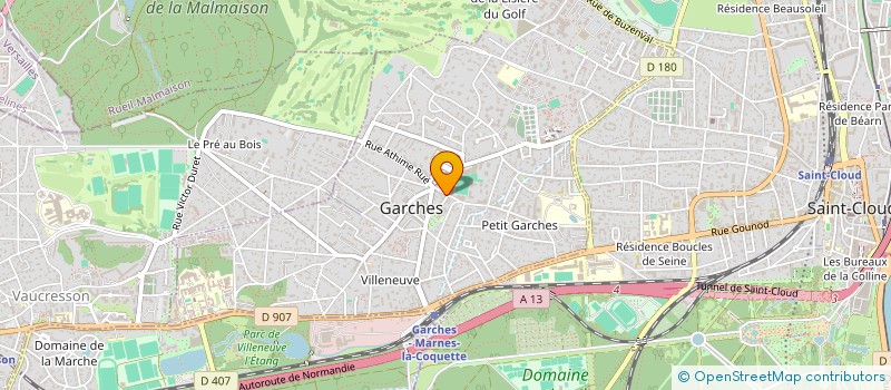 localisation de l'entreprise LE PALAIS ORIENTAL à GARCHES