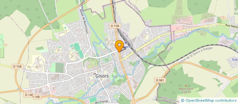 localisation de l'entreprise LE PALAIS ORIENTAL à GISORS