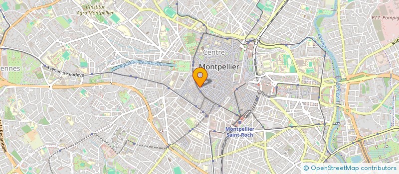 localisation de l'entreprise LE PALAIS SAINT GUILHEM à MONTPELLIER