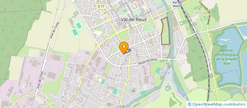 localisation de l'entreprise LE PALAIS SARL à VAL DE REUIL