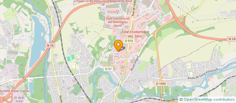 localisation de l'entreprise LE PALAZIO à GOND PONTOUVRE