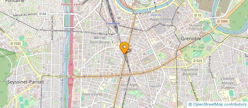 localisation de l'entreprise LE PALAZZO  GRENOBLE