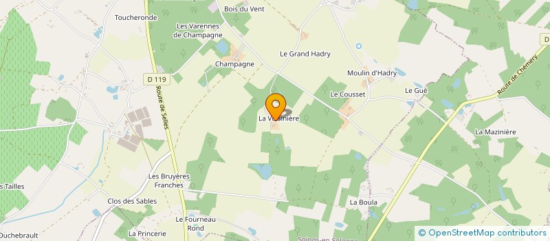 localisation de l'entreprise LE PALE HOMMAGE IMMOBILIER  SOINGS-EN-SOLOGNE