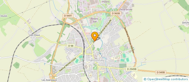 localisation de l'entreprise LE PALEDOU LEFORT BRIFFAUD à CHANTONNAY