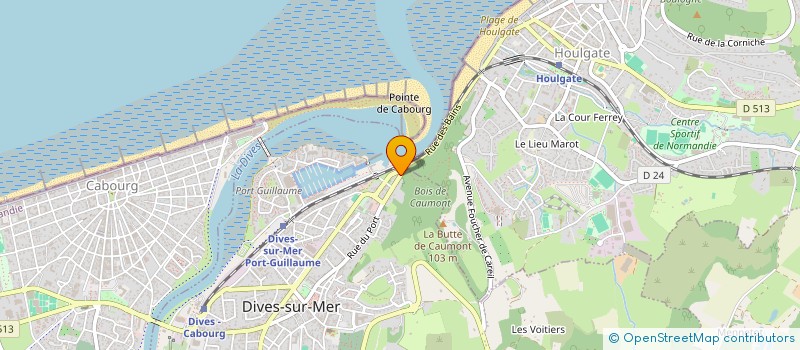 localisation de l'entreprise LE PALEO à DIVES-SUR-MER