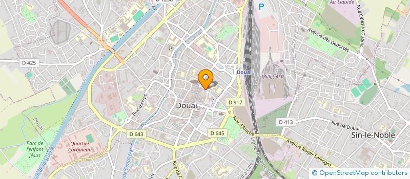 localisation de l'entreprise LE PALERMO DI TONIO à DOUAI