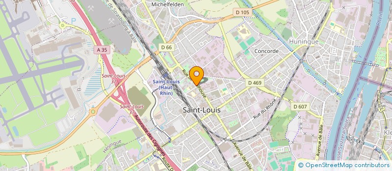 localisation de l'entreprise LE PALESTRO à SAINT-LOUIS