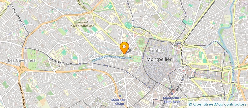 localisation de l'entreprise LE PALET DES SAVEURS à MONTPELLIER