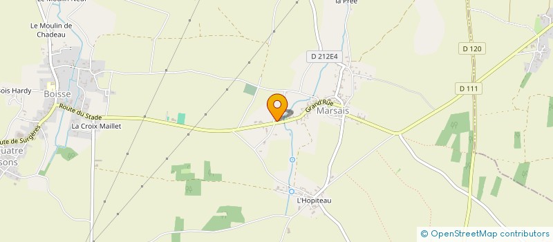 localisation de l'entreprise LE PALET POITOU CHARENTE MARSAIS  MARSAIS