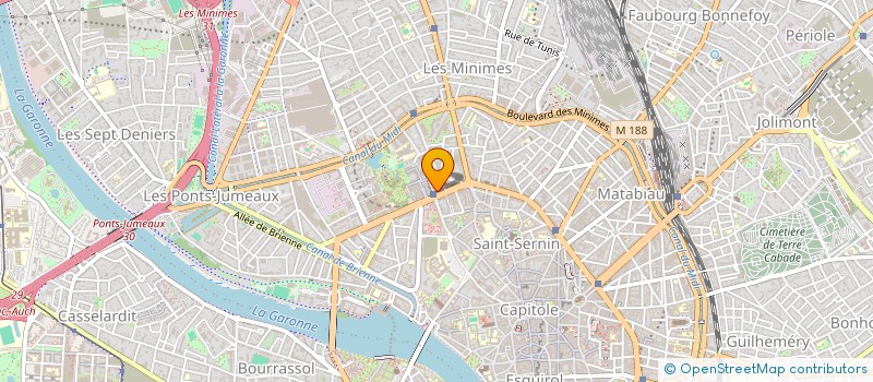 localisation de l'entreprise LE PALISSANDRE à TOULOUSE