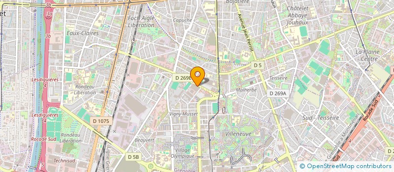 localisation de l'entreprise LE PALLADIO  GRENOBLE