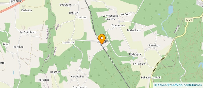 localisation de l'entreprise LE PALLEC L ET LEONARD P  BAUD