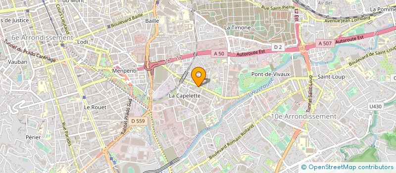 localisation de l'entreprise LE PALM  MARSEILLE