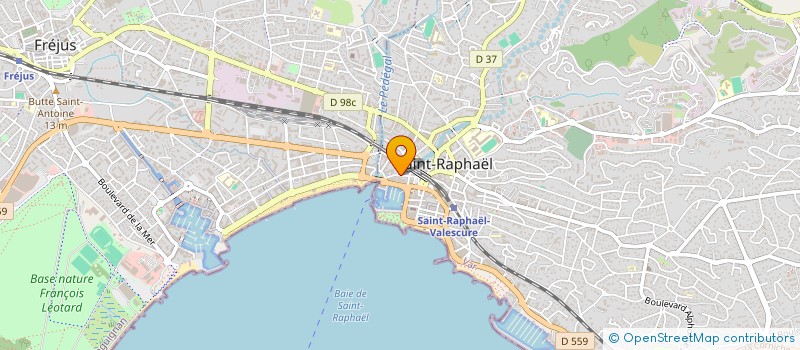 localisation de l'entreprise LE PALM à SAINT-RAPHAEL