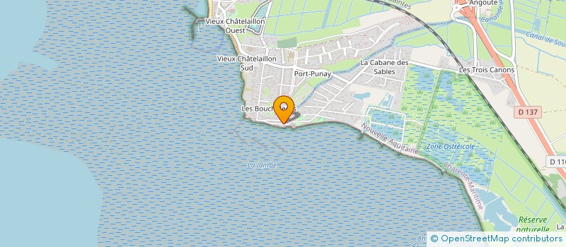 localisation de l'entreprise LE PALM à CHATELAILLON-PLAGE