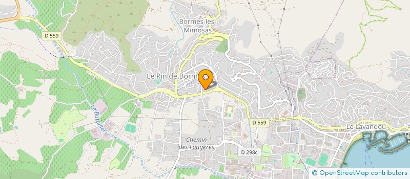 localisation de l'entreprise LE PALMA à BORMES-LES-MIMOSAS