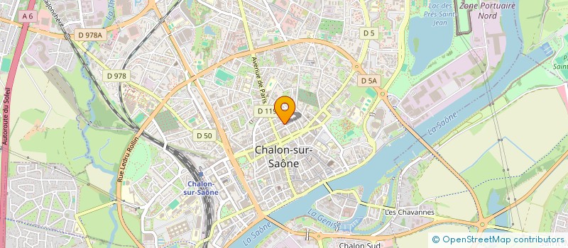 localisation de l'entreprise LE PALMA à CHALON-SUR-SAONE