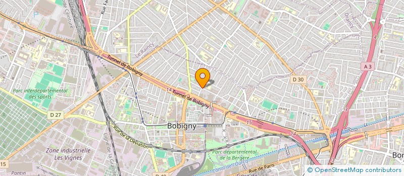 localisation de l'entreprise LE PALMARIUM  BOBIGNY