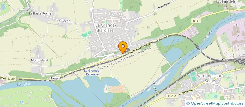 localisation de l'entreprise LE PALMAS à LA GRANDE-PAROISSE