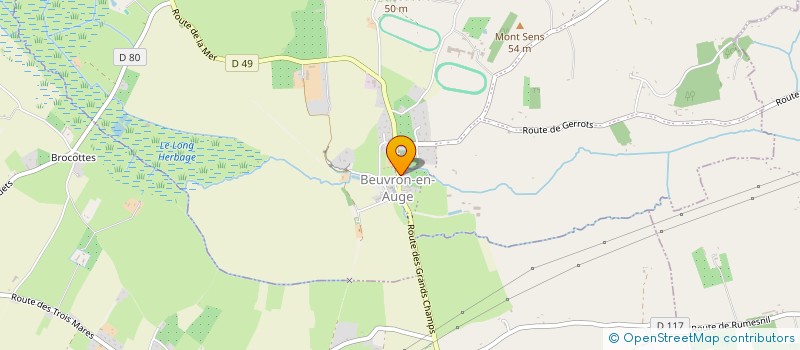 localisation de l'entreprise LE PALMEC ASJ  BEUVRON-EN-AUGE