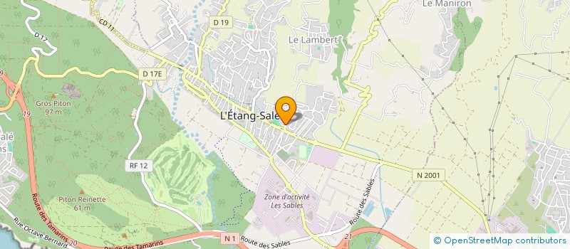 localisation de l'entreprise LE PALMEO  L'ETANG-SALE