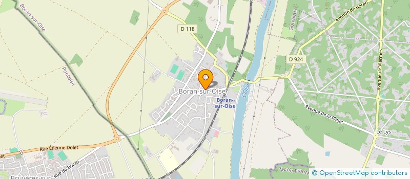 localisation de l'entreprise LE PALMI à BORAN-SUR-OISE