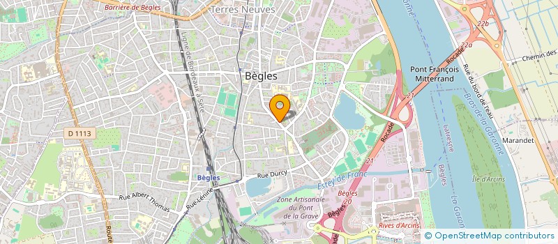 localisation de l'entreprise LE PALMIER à BEGLES