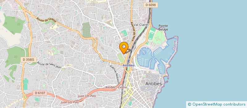 localisation de l'entreprise LE PALMIER à ANTIBES