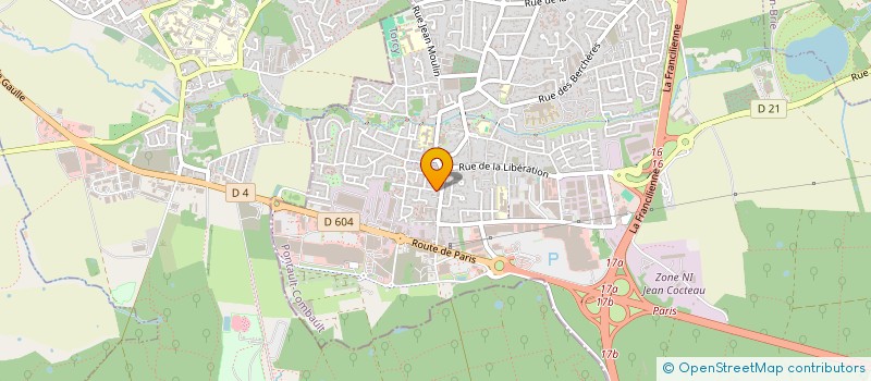 localisation de l'entreprise LE PALMIER à PONTAULT-COMBAULT