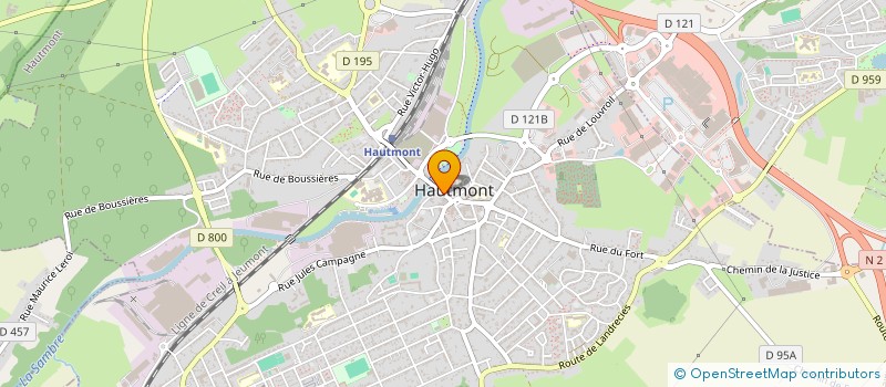 localisation de l'entreprise LE PALMIER  HAUTMONT