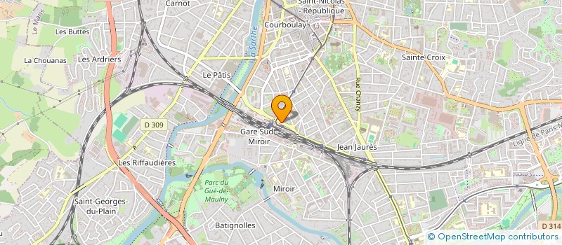 localisation de l'entreprise LE PALMIER  LE MANS