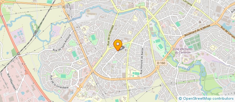 localisation de l'entreprise LE PALMIER à CHOLET