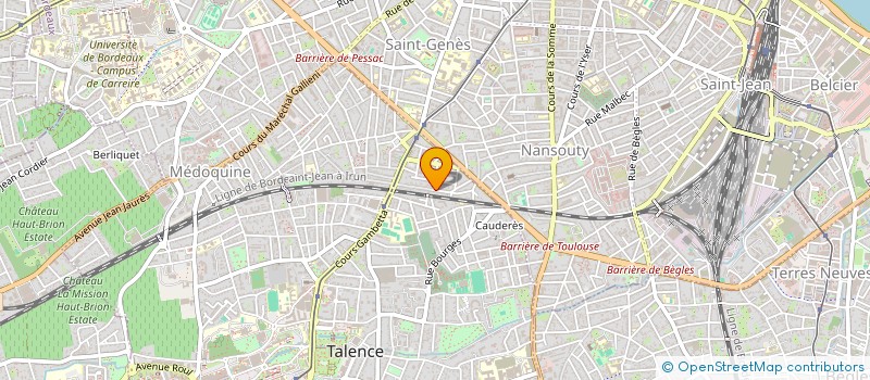 localisation de l'entreprise LE PALMIER  TALENCE