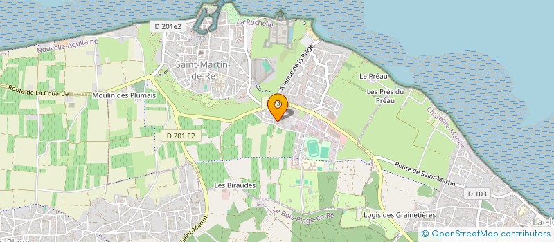 localisation de l'entreprise LE PALMIER  SAINT-MARTIN-DE-RE