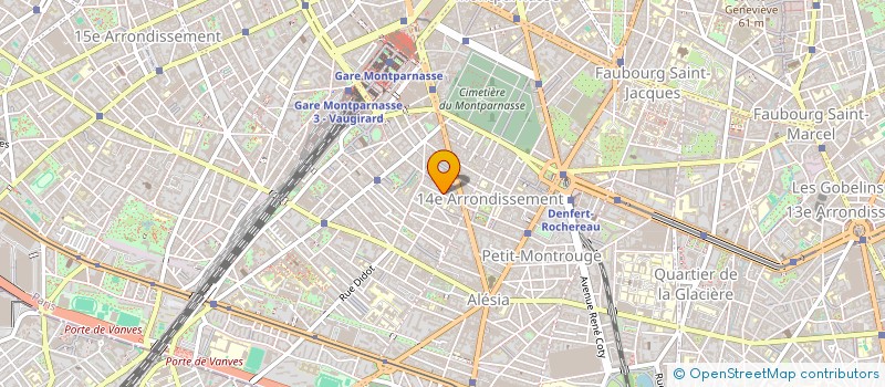 localisation de l'entreprise LE PALMIER D OR  PARIS