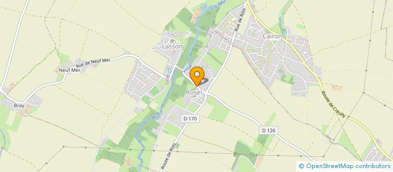 localisation de l'entreprise LE PALMIER D OR  ROSEL