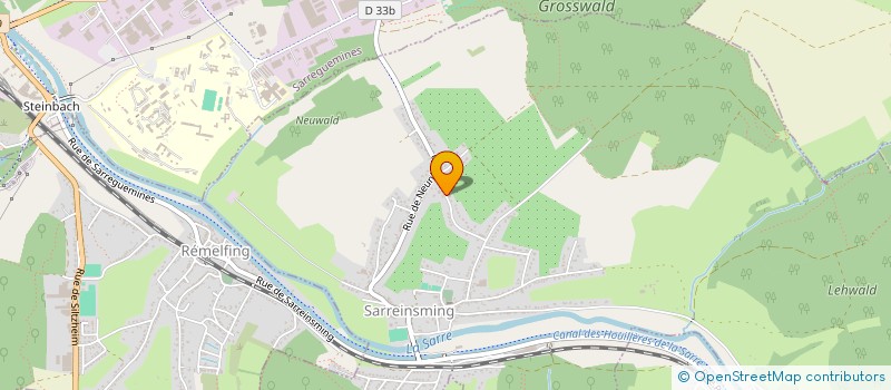 localisation de l'entreprise LE PALMIER ROSE  SARREINSMING